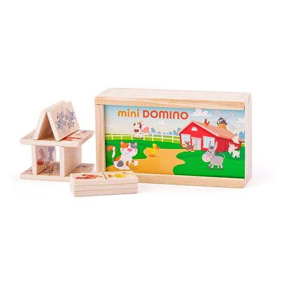 Mini Domino v krabičke - Zvieratká