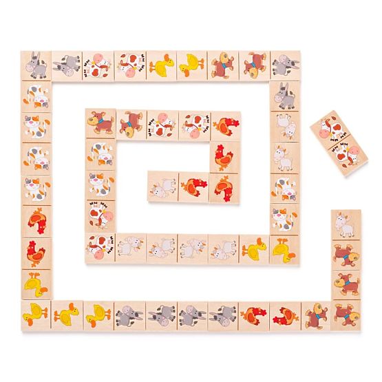 Mini Domino v krabičke - Zvieratká