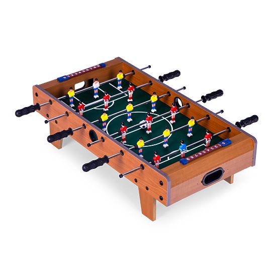 Mini stolný futbal 69x35,5 cm drevený stolný futbal ECOTOYS