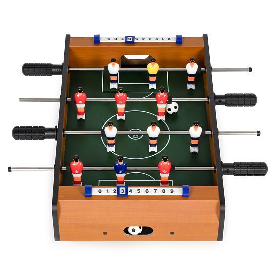 Mini stolný futbal pre deti dve loptičky vodiace tyče