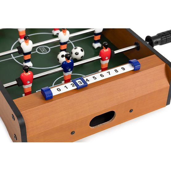 Mini stolný futbal pre deti dve loptičky vodiace tyče