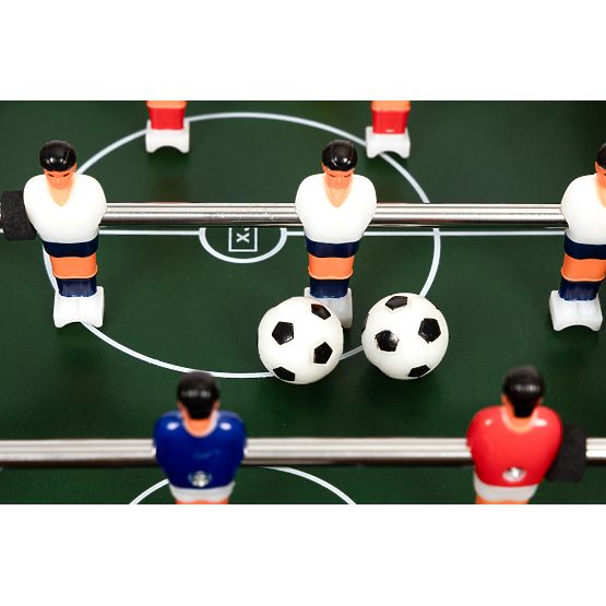 Mini stolný futbal pre deti dve loptičky vodiace tyče