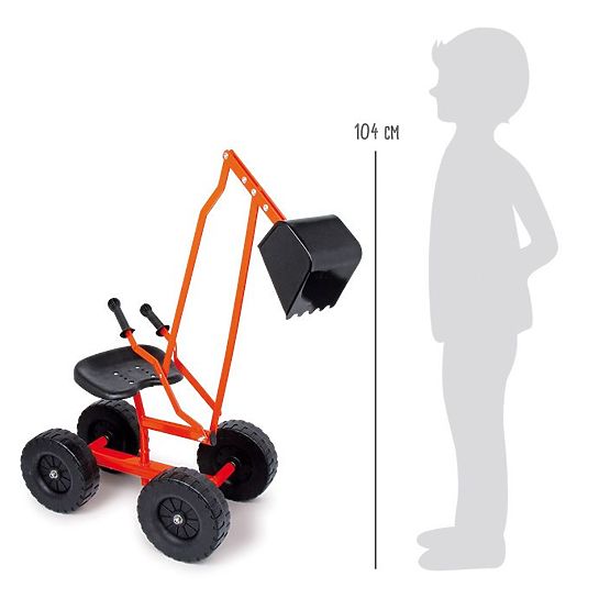 Mini záhradný bager pre deti