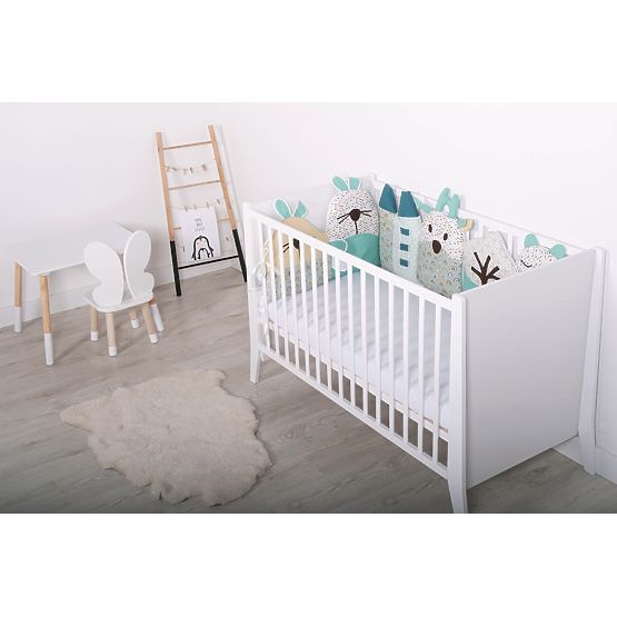 Modulový mantinel do postieľky Rainbow - mätový