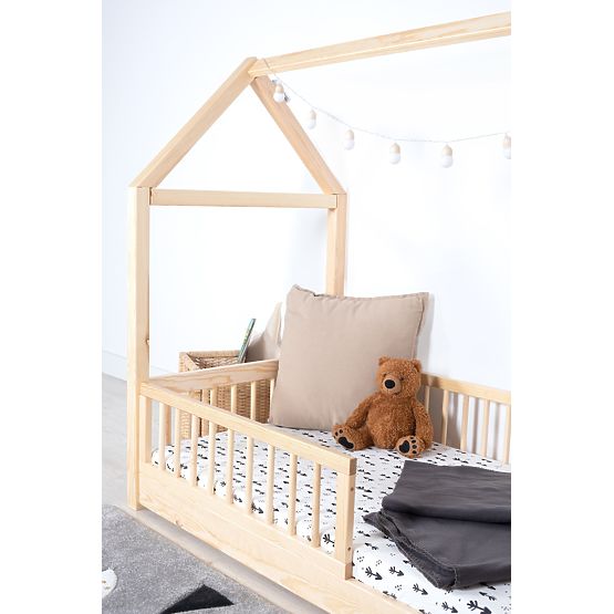 Montessori domčeková posteľ Elis prírodná