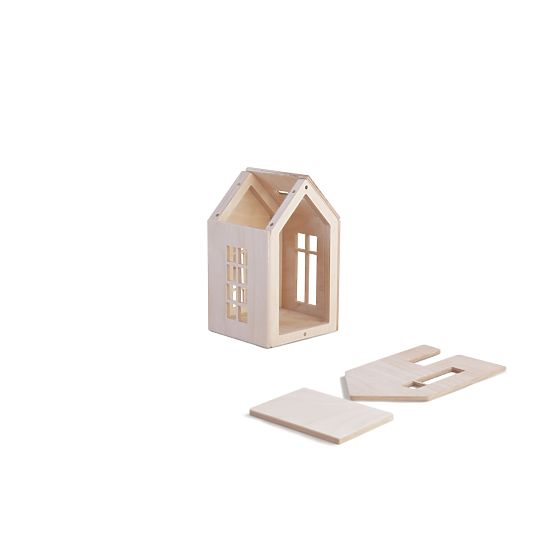 Magnetický Montessori drevený domček - natural