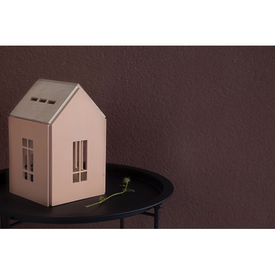 Magnetický Montessori drevený domček - pink