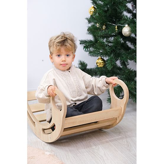 Montessori hojdačka dekor Woody
