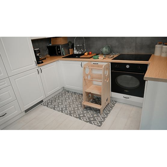 Montessori učiaca veža Lena MAXI 85 - prírodná