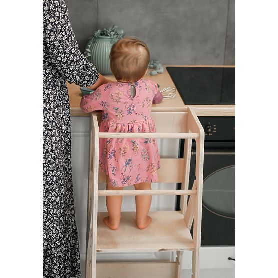 Montessori učiaca veža Pola MAXI 90 - prírodná