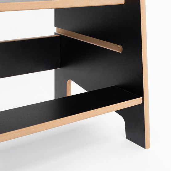 Montessori učiaca veža Quadro Black