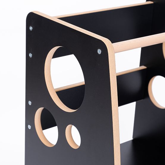 Montessori učiaca veža Rings Black