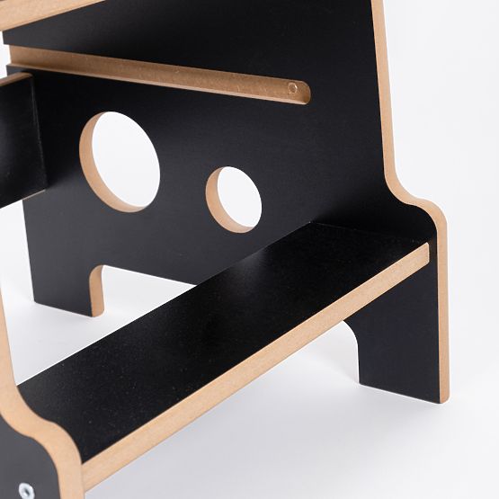 Montessori učiaca veža Rings Black