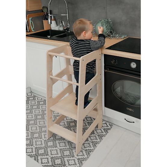 Montessori učiaca veža Sara MAXI 90 - prírodná
