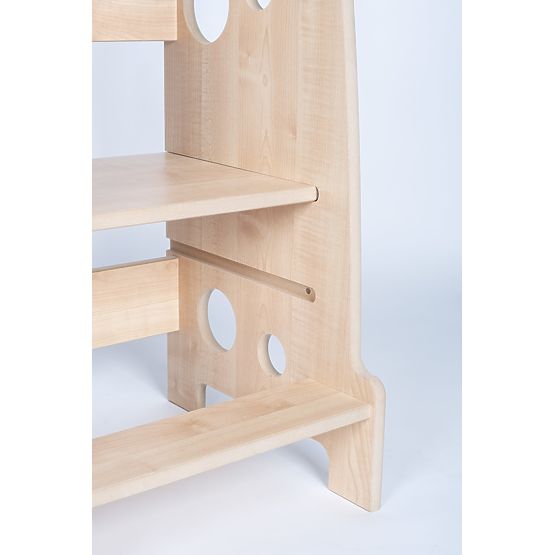 Montessori učiaci veža Rings dekor Woody