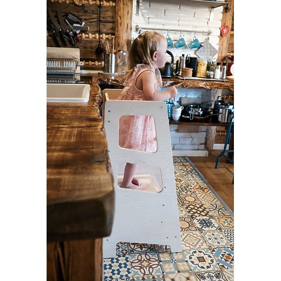 Montessori učiaca veža Hugo MAXI 90 - prírodná