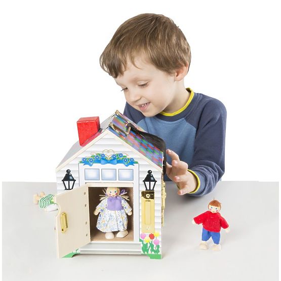 Motorický domček so zámkami