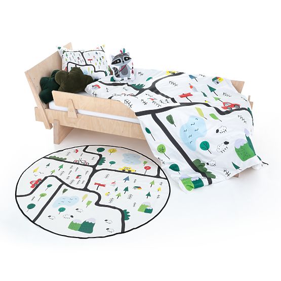 Mr. Little Fox Koberček Mesto