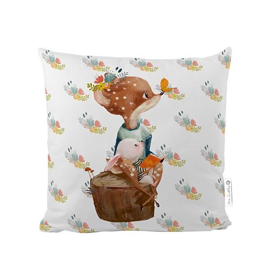Mr. Little Fox Vankúš - Lesné škola - Koloušek a králik