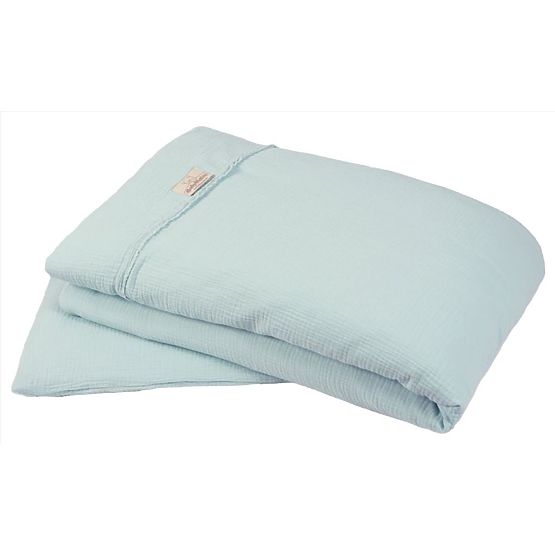 Mušelínové obliečky 135x100 + 40x60 mätová