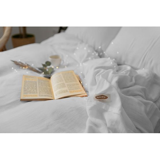 Mušelínové obliečky 140x200 cm + 70x90 cm svetlo šedé