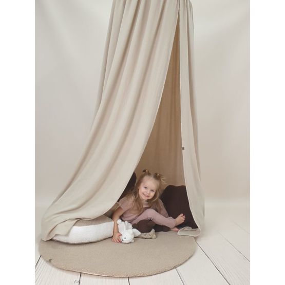 Mušelínový baldachýn - zelený