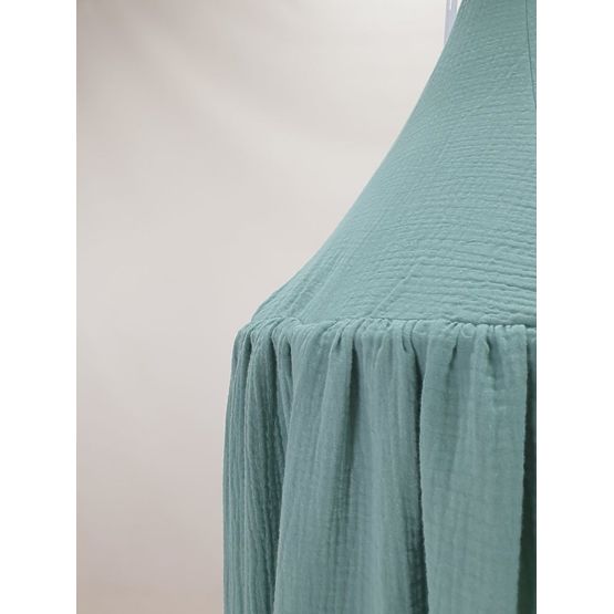 Mušelínový baldachýn - zelený