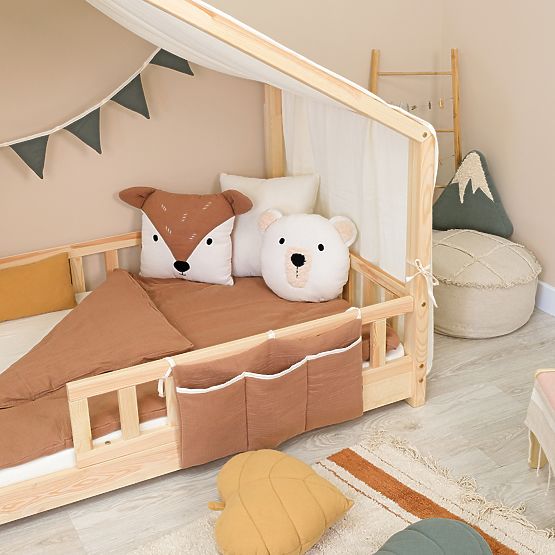 Mušelínový vankúšik Ourbaby 35x35 cm - Srnka