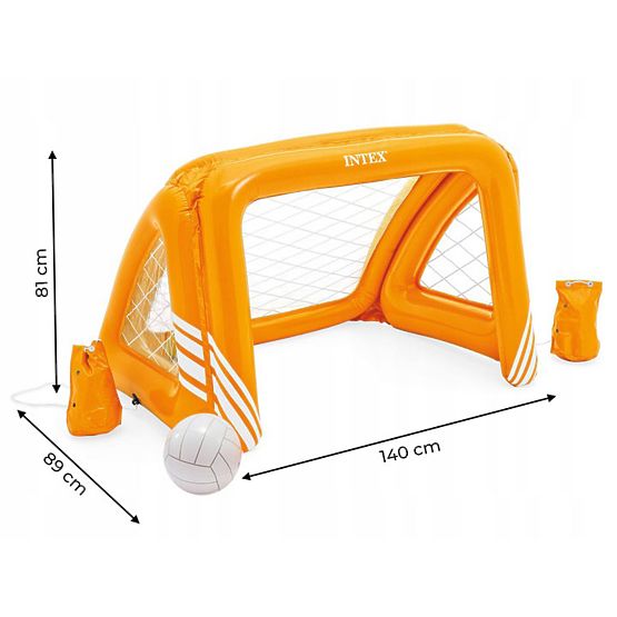 Nafukovací gól s loptou do bazéna