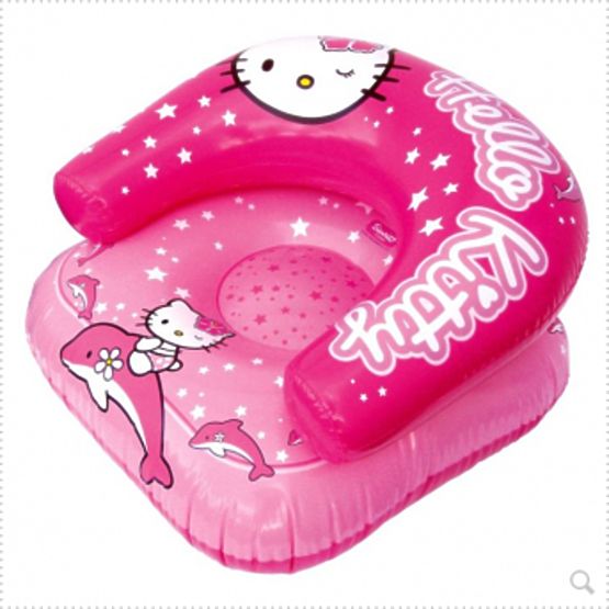 Nafukovací kresielko do vody - Hello Kitty