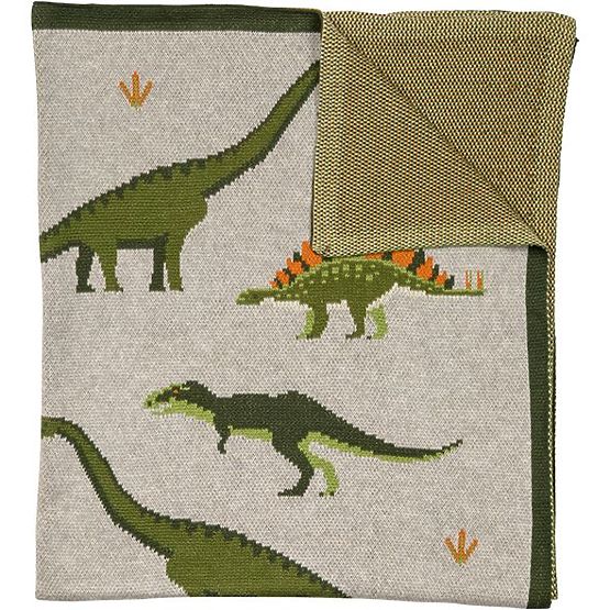 Nature Planet Deka z organickej bavlny Dinosaury