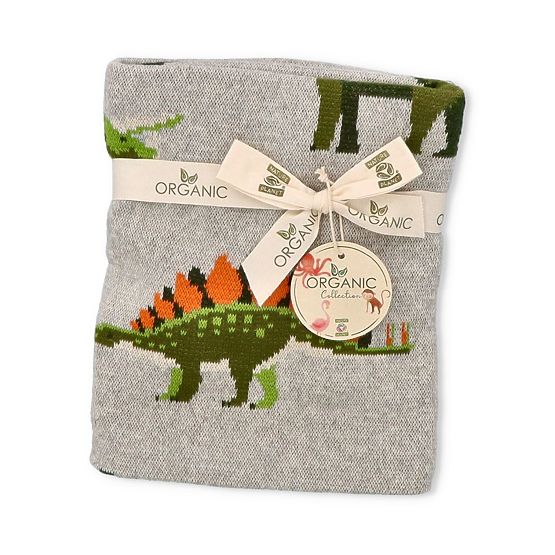 Nature Planet Deka z organickej bavlny Dinosaury