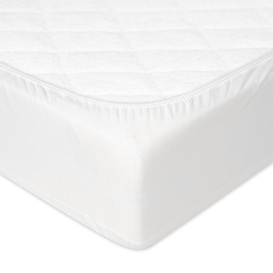 Nepremokavé bambusové prestieradlo 120x60 cm - biele