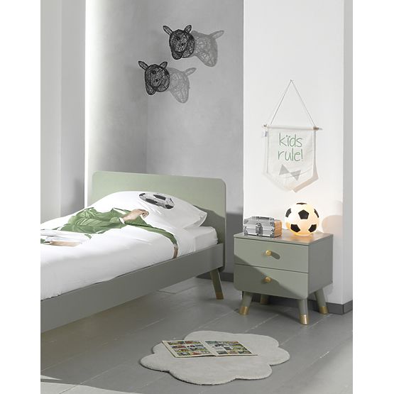 Nočný stolík Billy - olivovo zelený