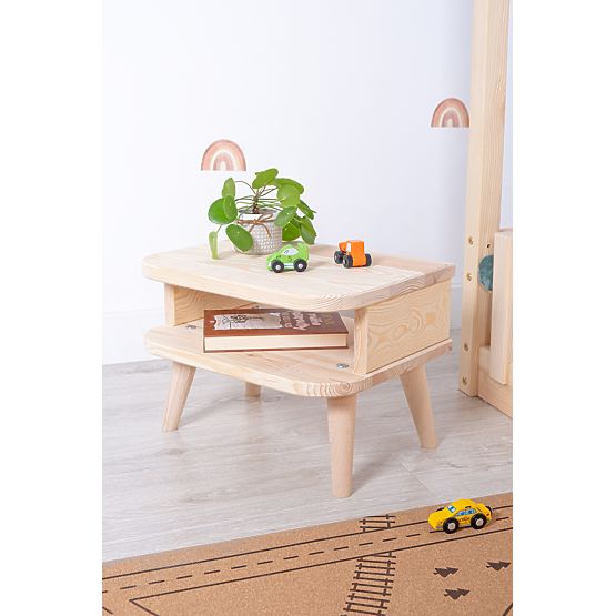 Nočný stolík NELL - prírodný