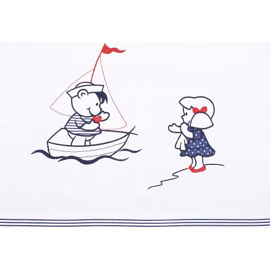 Obliečky do postieľky 135x100 cm - Marine 069