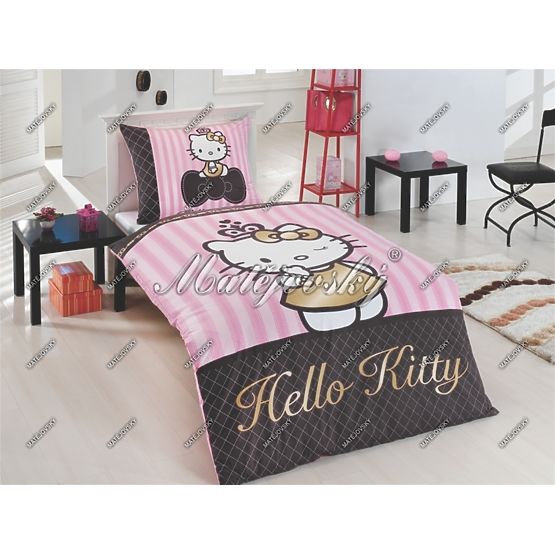 Obliečky Hello Kitty - gold