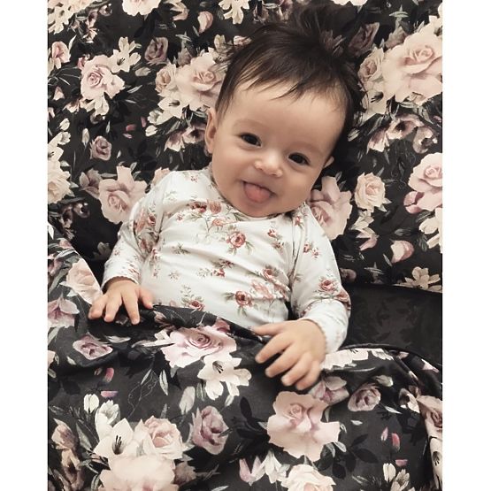 Obliečky s výplňou Nočná kvetmi