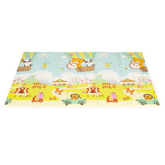 Obojstranná skladacia penová vzdelávacia podložka veľká taška ECOTOYS