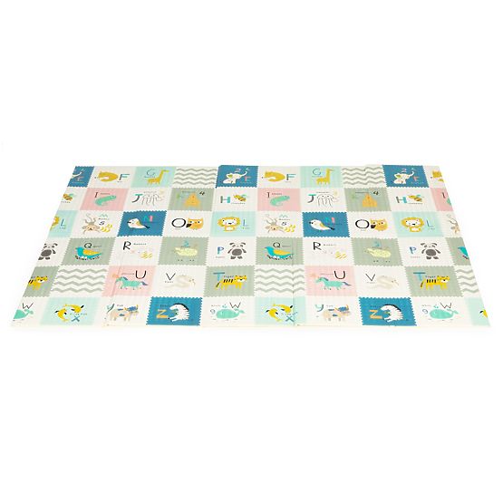 Obojstranná skladacia penová vzdelávacia podložka veľká taška ECOTOYS