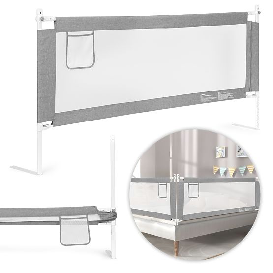 Ochranná zábrana na posteľ 200 cm ochrana pre deti ECOTOYS