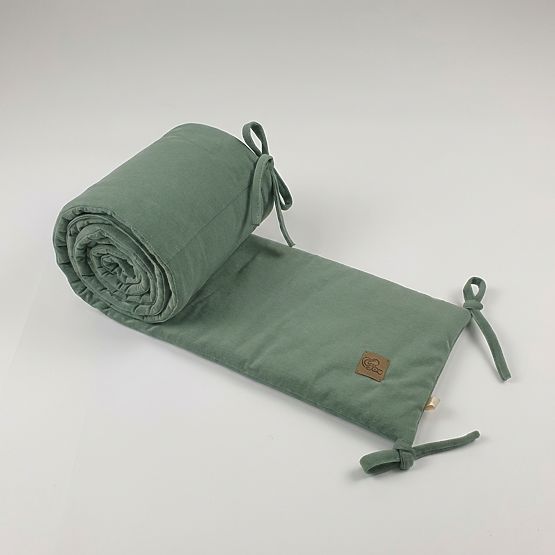 Ochranný mantinel do postieľky - zelená