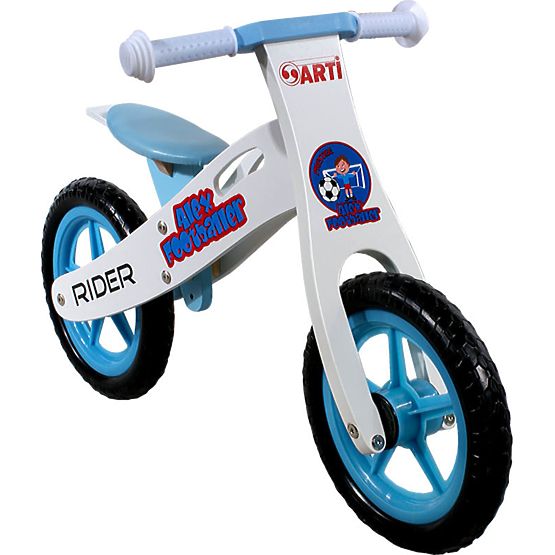 Odrážadlo ARTI RIDER modré - futbalista 