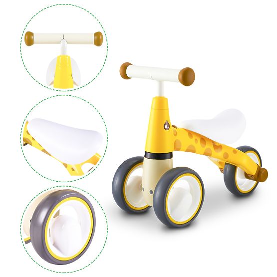 Odrážadlo Mini Žirafa - žlté