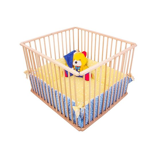 Ohrádka a hracia deka - modrá