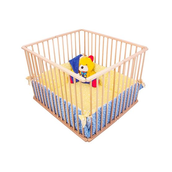 Ohrádka / hracia deka - cik-cak sivá