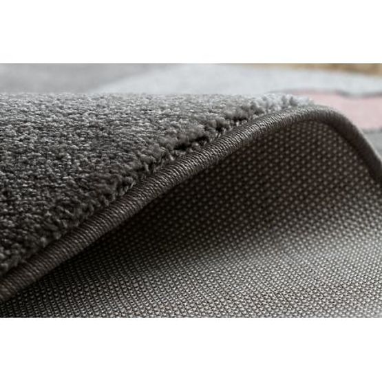 Okrúhly koberec PETIT JEDNOROŽEC, sivý