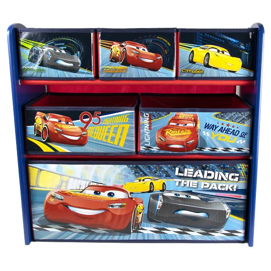 Organizér na hračky Autá - Blesk McQueen