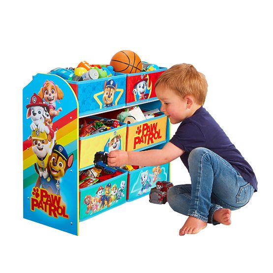 Organizér na hračky s boxami - Paw Patrol
