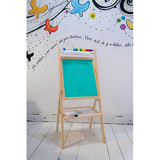 Otočná detská tabuľa - mätová